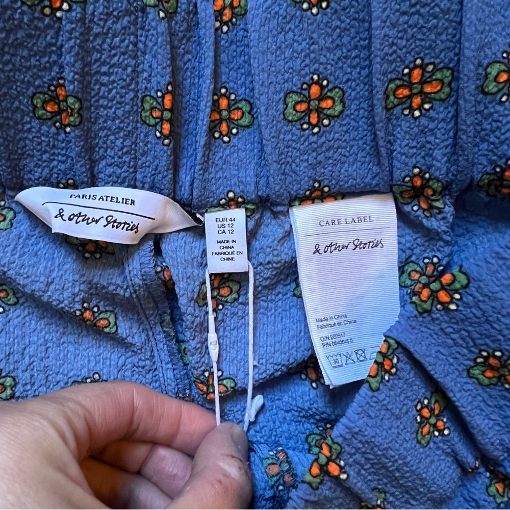 & Other Stories pattern pants - Picture 2 of 2